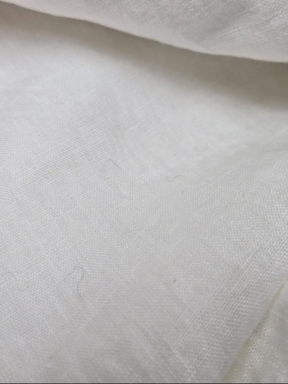 NWT QUINCE European Linen Duvet Cover King/Cal King White 0560